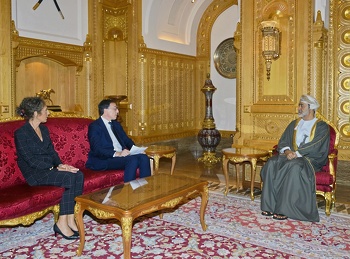 جلالة السلطان المعظم يستقبل مبعوث رئيس الجمهورية الإيطالية