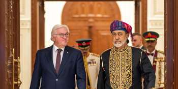 جلالة السلطان المعظم يستقبل الرئيس الألماني