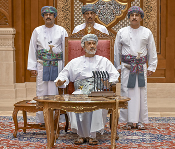 جلالة السلطان المعظم يلتقي شيوخ محافظات شمال الباطنة والظاهرة والبريمي