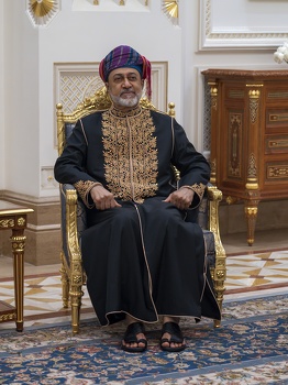 جلالة السلطان المعظم يستقبل رئيـس الاتحاد السويسري