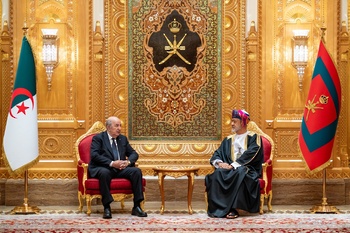 HM The Sultan Receives Abdelmadjid Tebboune, President of Algeria