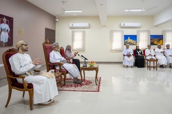 زيارة جلالة السلطان المعظم لمدرسة السُّلطان فيصل بن تركي للبنين بولاية العامرات