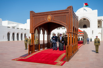 جلالة السلطان المعظم يستقبل فخامة الرئيس ألكسندر لوكاشينكو رئيس جمهورية بيلاروس 