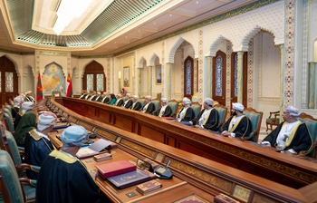 اجتماع مجلس الوزراء بقصر البركة العامر بتاريخ 1/1/2025