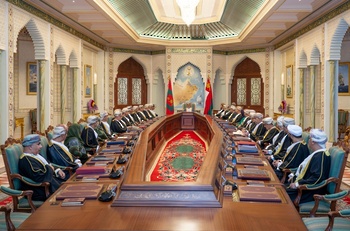 اجتماع مجلس الوزراء بقصر البركة العامر بتاريخ 1/1/2025