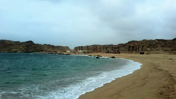 Das Gebiet Qiraf in der Wilayat Sadah