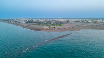 الخور الواقع بين قصبية الزعاب وقصبية الحواسنة ولاية الخابورة
