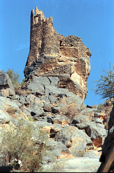 Der Turm von Misfat Al Abriyeen – Wilayat Al Hamra
