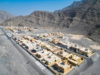 Urbanisation dans le gouvernorat de Musandam