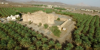 Fuerte Jabreen en la wilaya de Bahla