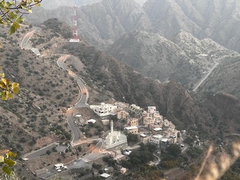 Village d’Al Qasha‘ dans la wilaya d\'Al Jabal  Al Akhdar	