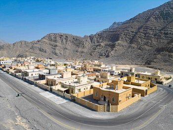 Urbanisation dans le gouvernorat de Musandam