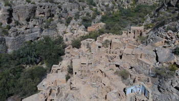 Village de Wadi Bani Habib dans la wilaya de Nizwa	