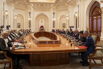 Su Majestad el Sultán recibe al Presidente de la República de Türkiye el 22 de octubre de 2025