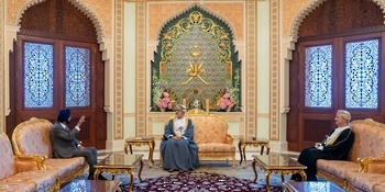 HM The Sultan receives Ajay Banga, President of the World Bank Group