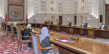 Reunión del Consejo de Ministros en el Palacio Al Baraka el 15 de diciembre de 2020 
