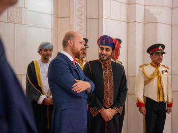 Su Majestad el Sultán recibe al Presidente de la República de Türkiye el 22 de octubre de 2025
