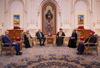 Su Majestad el Sultán recibe al Presidente de la República de Türkiye el 22 de octubre de 2025