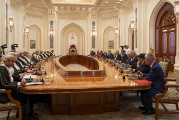 جلالة السلطان المعظم يستقبل الرئيس التركي بتاريخ 22/10/2025