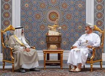Su Majestad el Sultán recibe al Emir del Estado de Kuwait 