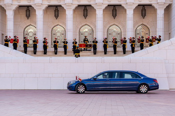 Sa Majesté le Sultan reçoit Sa Majesté le Roi Hamad ben Issa Al Khalifa, Roi du Royaume de Bahreïn