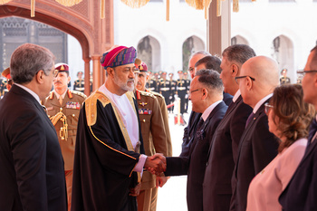 Sa Majesté le Sultan reçoit le Président de la République algérienne démocratique et populaire