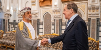 Su Majestad el Sultán recibe al Ministro de Asuntos Exteriores de la Federación de Rusia