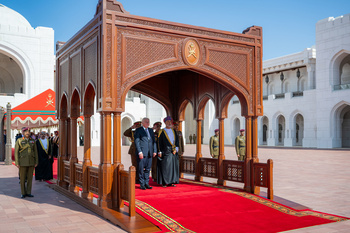 Sa Majesté le Sultan reçoit le Président allemand