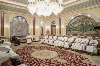 Sa Majesté le Sultan reçoit le Président des Émirats arabes unis