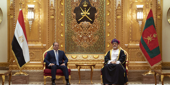 Sa Majesté le Sultan Haitham reçoit Son Excellence le Président Abdel Fattah Al Sissi, Président de la République arabe d’Égypte