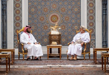 Su Majestad el Sultán recibe al Príncipe Heredero de Arabia Saudita — 12/09/2023