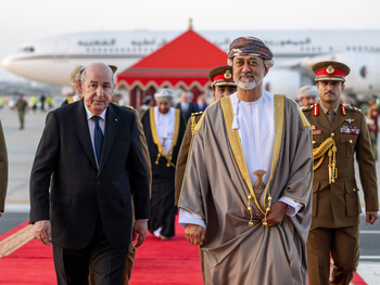Sa Majesté le Sultan reçoit le Président de la République algérienne démocratique et populaire