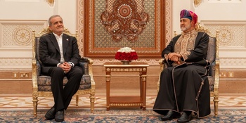 Sa Majesté le Sultan reçoit le Président iranien