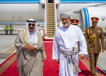 Sa Majesté le Sultan reçoit son frère, l’Émir de l’État du Koweït