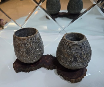 銀と銅の手工芸品