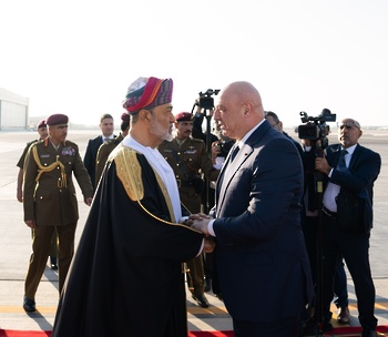 جلالة السلطان يستقبل الرئيس اللبناني