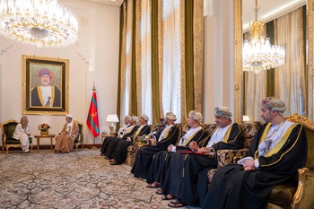 جلالة السُّلطان المعظم يلتقي رئيسة الوزراء الإيطالية 2025/12/03