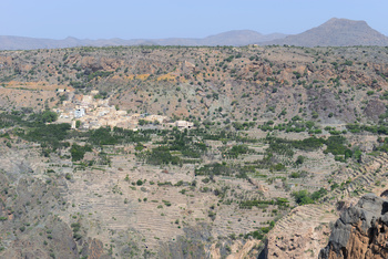 Naturschutzgebiet Al Jabal Al Akhdar für Landschaften