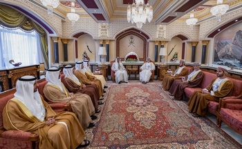 Sa Majesté le Sultan Haitham reçoit le Président des Émirats arabes unis