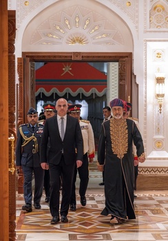 Sa Majesté le Sultan reçoit le Président de la Confédération suisse