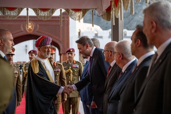 Sa Majesté le Sultan reçoit le Président turc le 22/10/2025