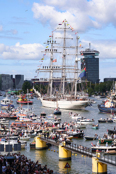 Teilnahmen des Segelschiffs 