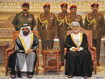 Sa Majesté le Sultan reçoit le Vice-président des Émirats arabes unis et Gouverneur de l’émirat de Dubaï