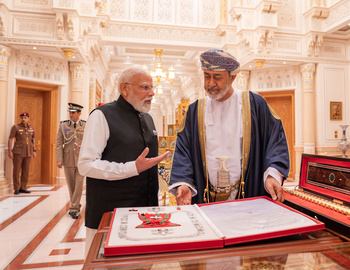 Sa Majesté le Sultan reçoit Son Excellence le Premier ministre indien le 18/12/2025