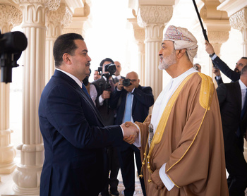 Sa Majesté le Sultan reçoit le Premier ministre irakien