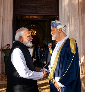 Sa Majesté le Sultan reçoit Son Excellence le Premier ministre indien le 18/12/2025
