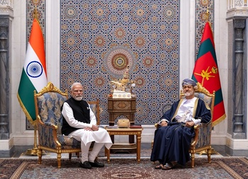 Sa Majesté le Sultan reçoit Son Excellence le Premier ministre indien le 18/12/2025