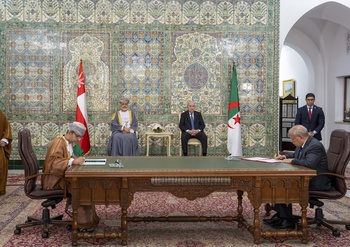 Visite de Sa Majesté le Sultan à la République algérienne démocratique et populaire