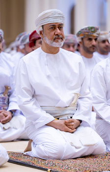 La prière de l’Aïd al Adha à la mosquée Sultan Qaboos, à la wilaya de Nizwa, le 6/6/2025