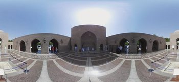 スルタン・カブース大モスクの360度写真
